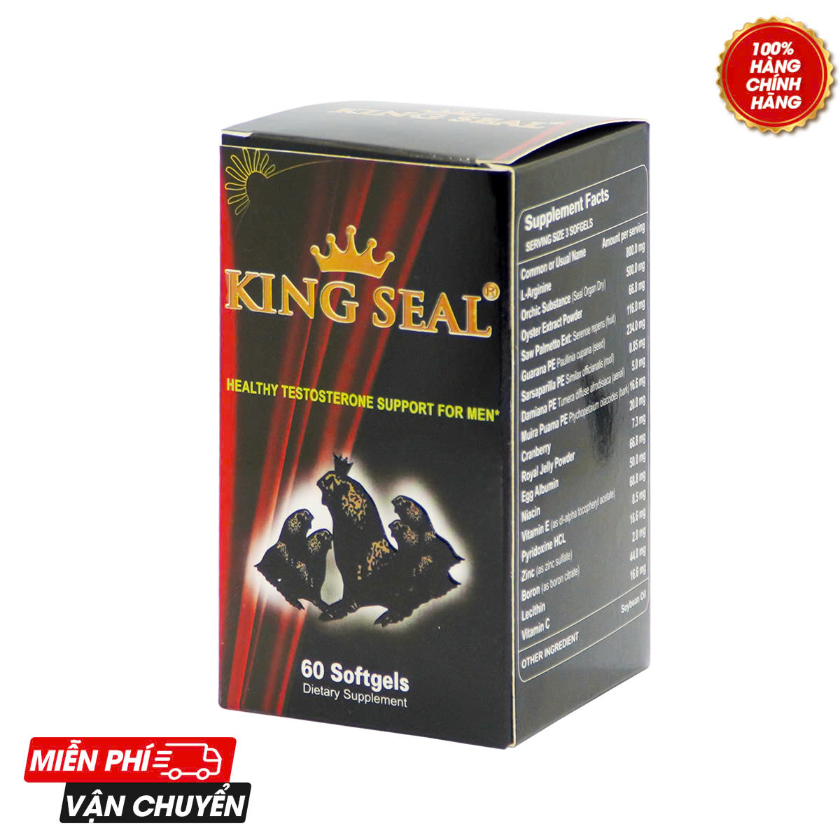 KING SEAL - VUA HẢI CẨU - BỔ THẬN TRÁNG DƯƠNG TĂNG CƯỜNG SINH LÝ