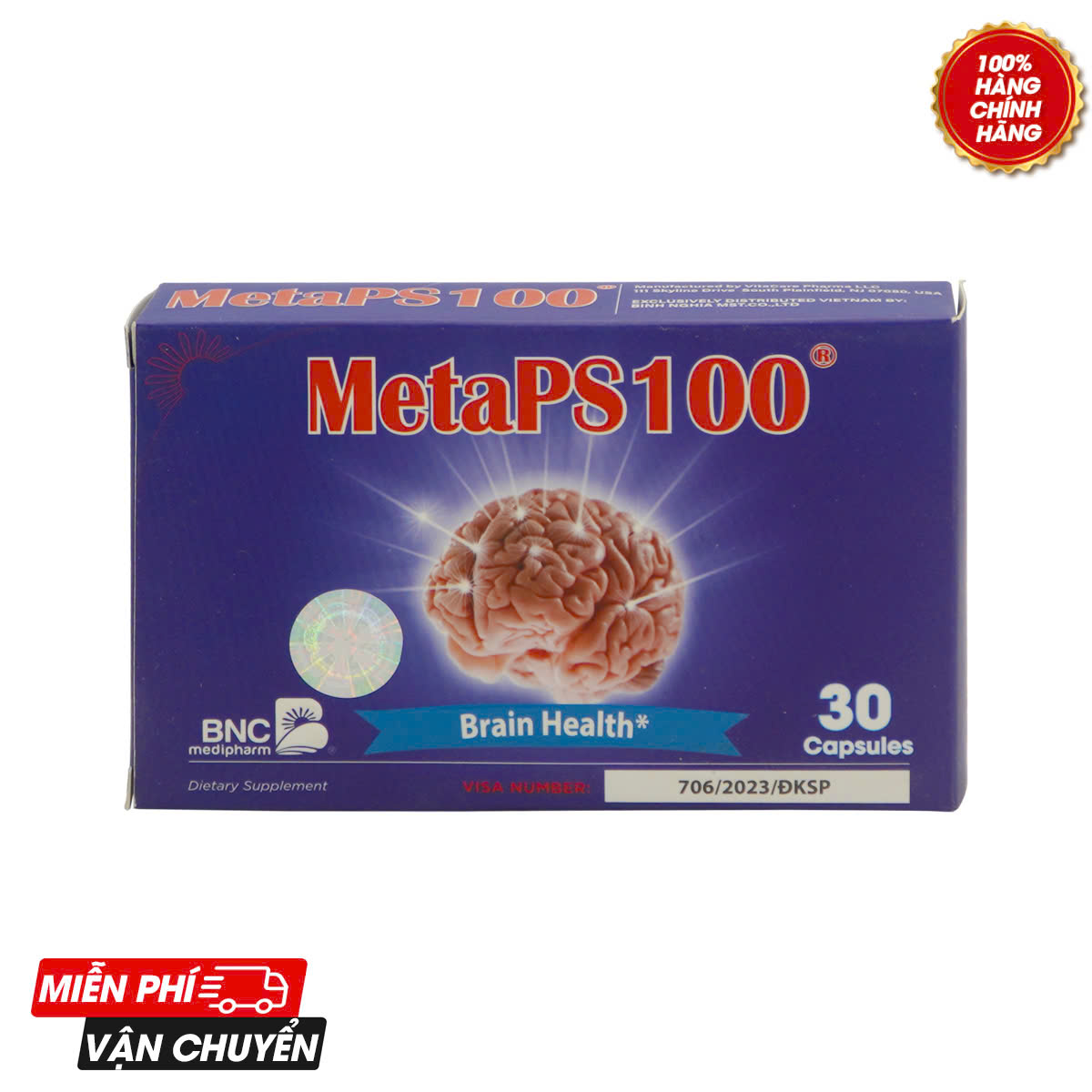 MetaPS100 - Tăng cường trí nhớ, giúp não bộ luôn khỏe mạnh