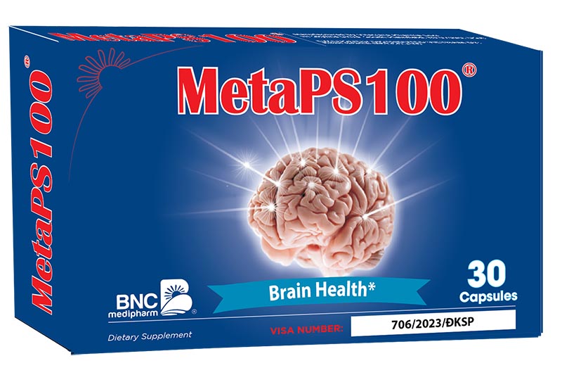 MetaPS100 - Giúp não bộ khỏe mạnh, tốt cho trí nhớ