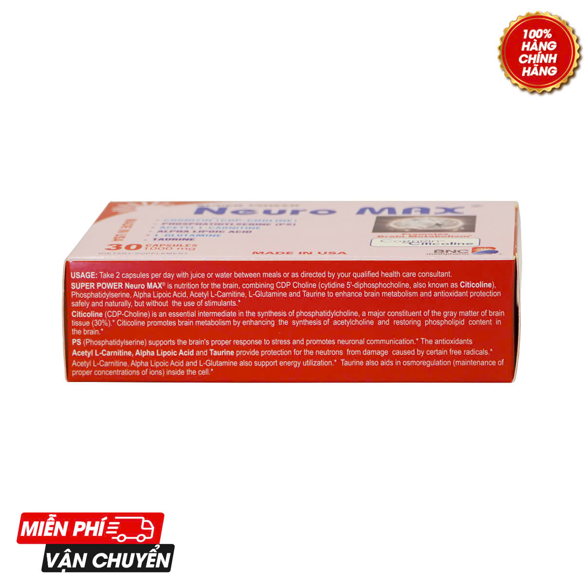 Super Power Neuro Max - Bổ não, tăng cường trí nhớ