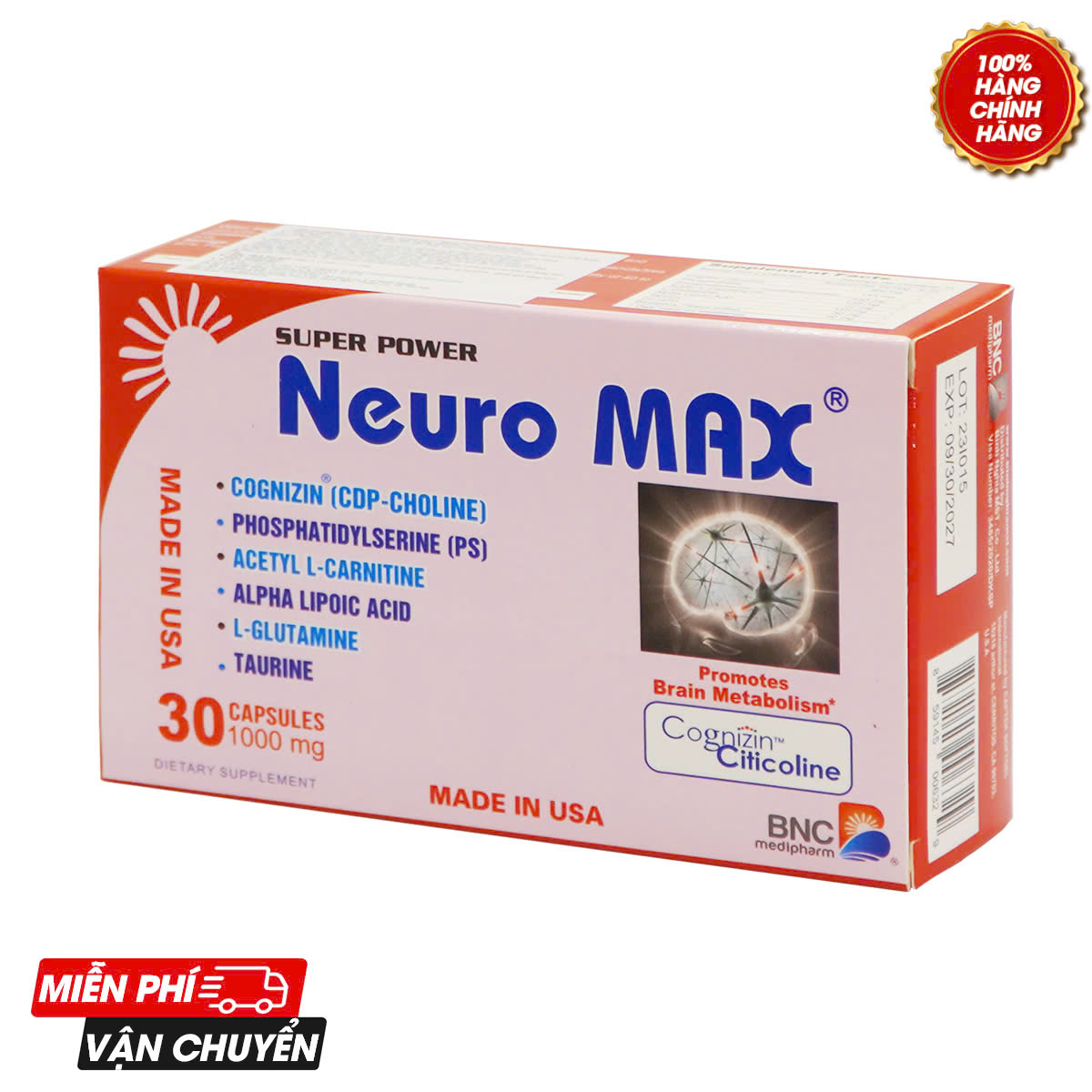 Super Power Neuro Max - Bổ não, tăng cường trí nhớ