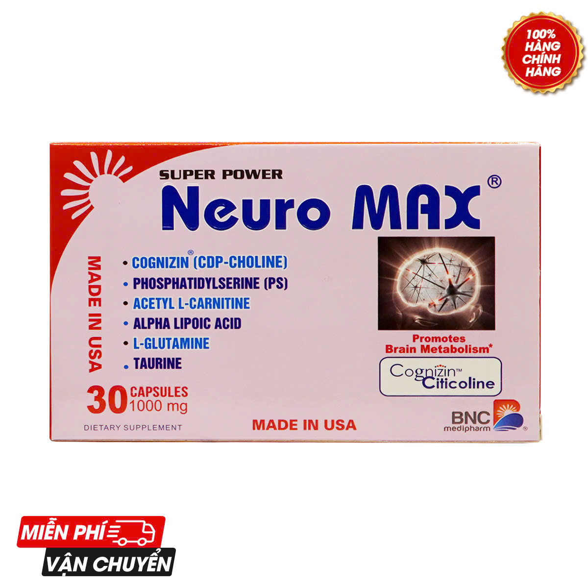 Super Power Neuro Max - Bổ não, tăng cường trí nhớ