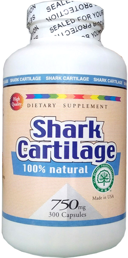 Sụn cá mập của mỹ Shark Cartilage 750 mg lọ 300 Viên