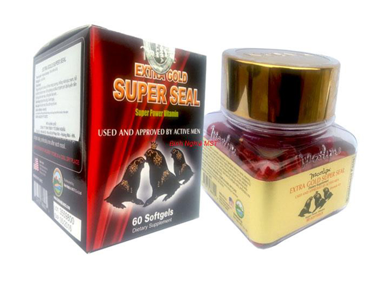 TPCN: Extra Gold Super Seal - Bổ Thận Tráng Dương, Tăng Cường Sinh Lý