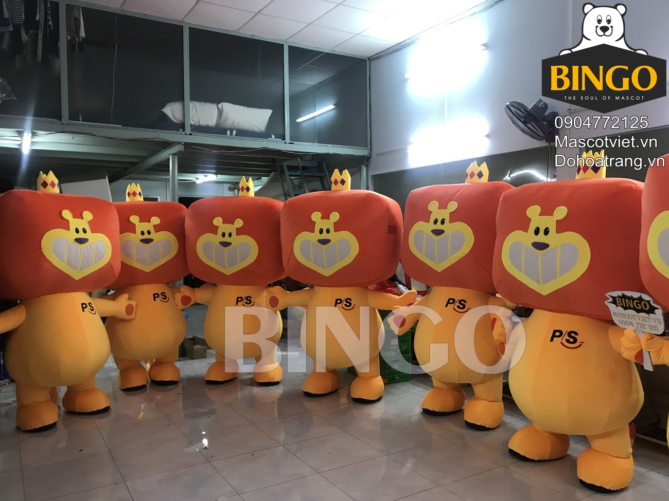 Điểm khác biệt so với Mascot bông.