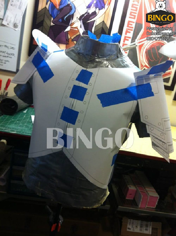 Hướng dẫn cách làm trang phục cosplay áo giáp,robot - Mascot BINGO