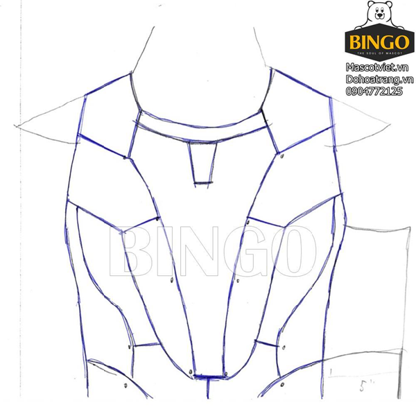 Hướng dẫn cách làm trang phục cosplay áo giáp,robot - Mascot BINGO