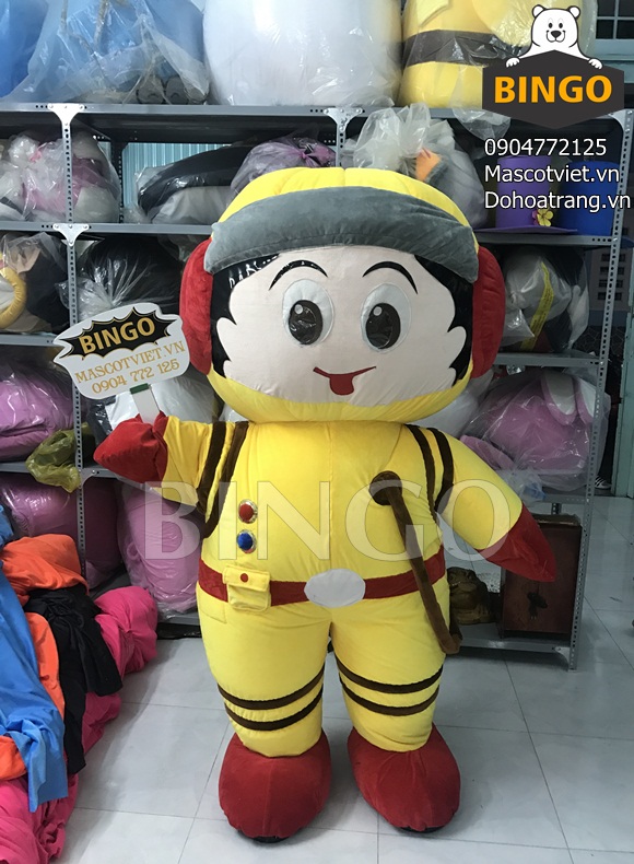 Mascot Hơi Phi Hành Gia