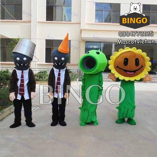 Mascot Plants vs Zombies 