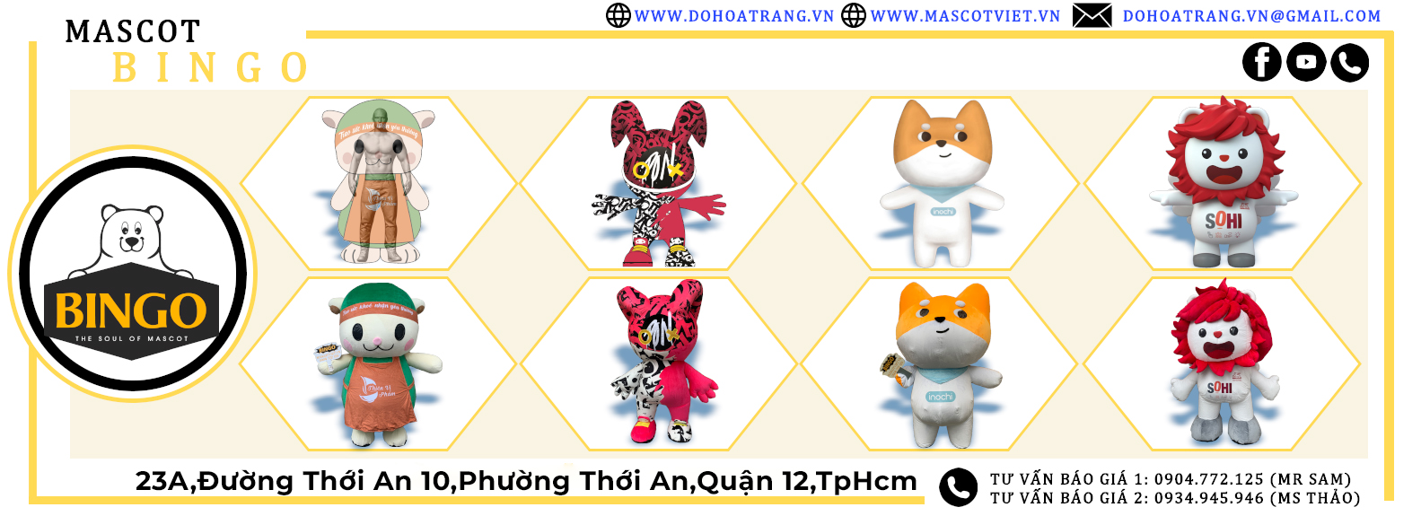 Mascot Thu Nhoi Bong