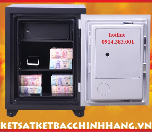 Két Sắt Chống cháy Genkin KCC140 Đổi Mã có khả năng chống khoan phá cao