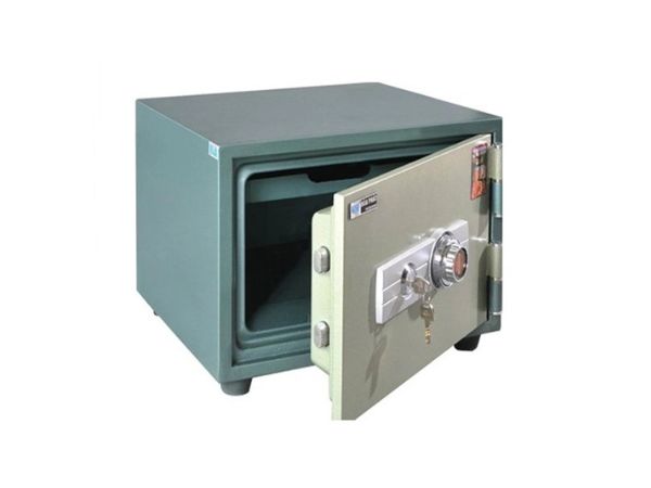 Két Sắt Mini Chống Cháy Hòa Phát KS50N Khóa Cơ