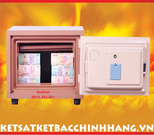 Két sắt Genkin korea KS80 khóa điện tử hình vuông