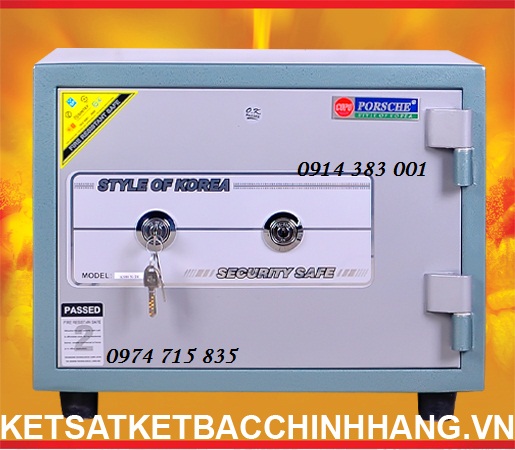 Két Sắt Cánh Đúc KS80 - 2k xanh