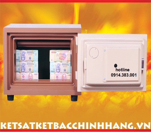 Bên trong két sắt chống cháy Genkin korea KS80