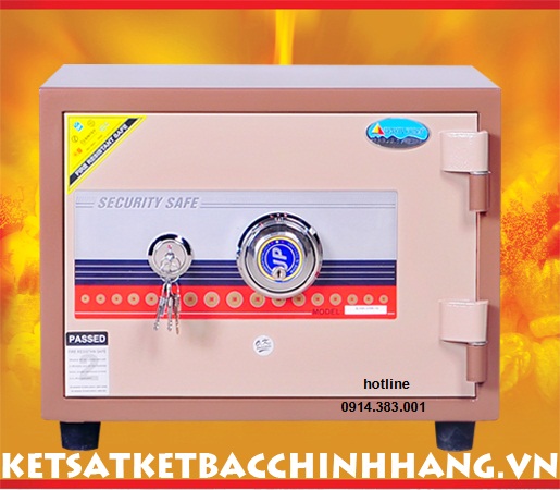 Mặt trước két sắt chống cháy Genkin korea KS80