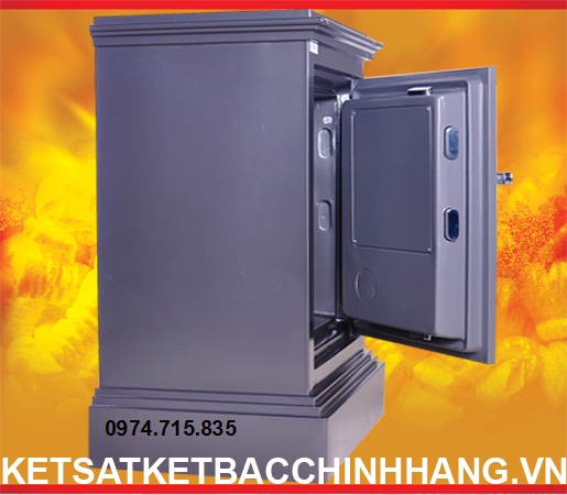 Cánh két sắt chống cháy cánh đúc KD74 Khoá Cơ