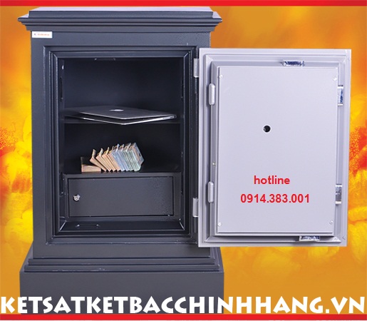 Bên trong Két sắt an toàn KV74 khóa cơ
