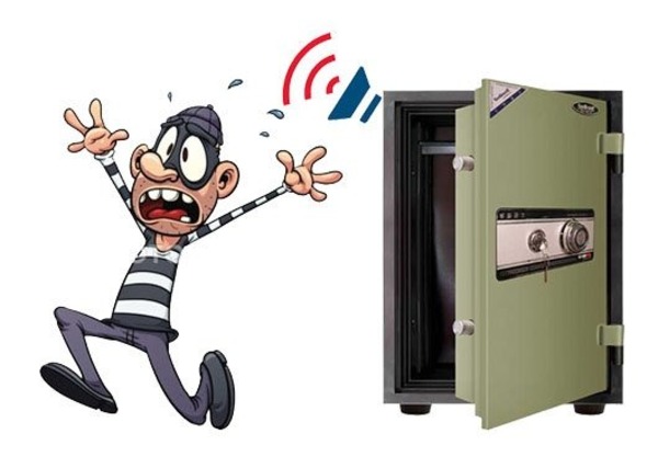 Cách sử dụng két sắt cơ với tính năng báo động giúp chống trộm hiệu quả
