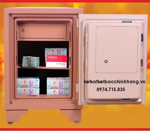 Két sắt Hàn Quốc PORSCHE KS160 điện tử màu đồng