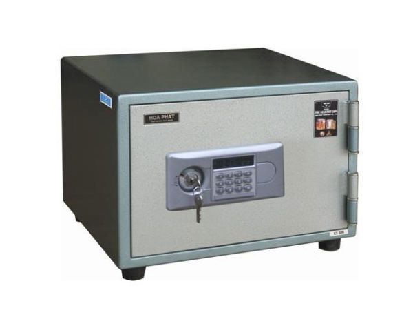 Két Sắt Mini Hòa Phát Điện Tử Chống Cháy KS35-DT