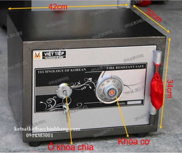 Két sắt việt tiệp K25 khóa cơ nhỏ gọn