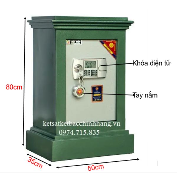 Két sắt Việt Tiệp K60 điện tử chắc chắn