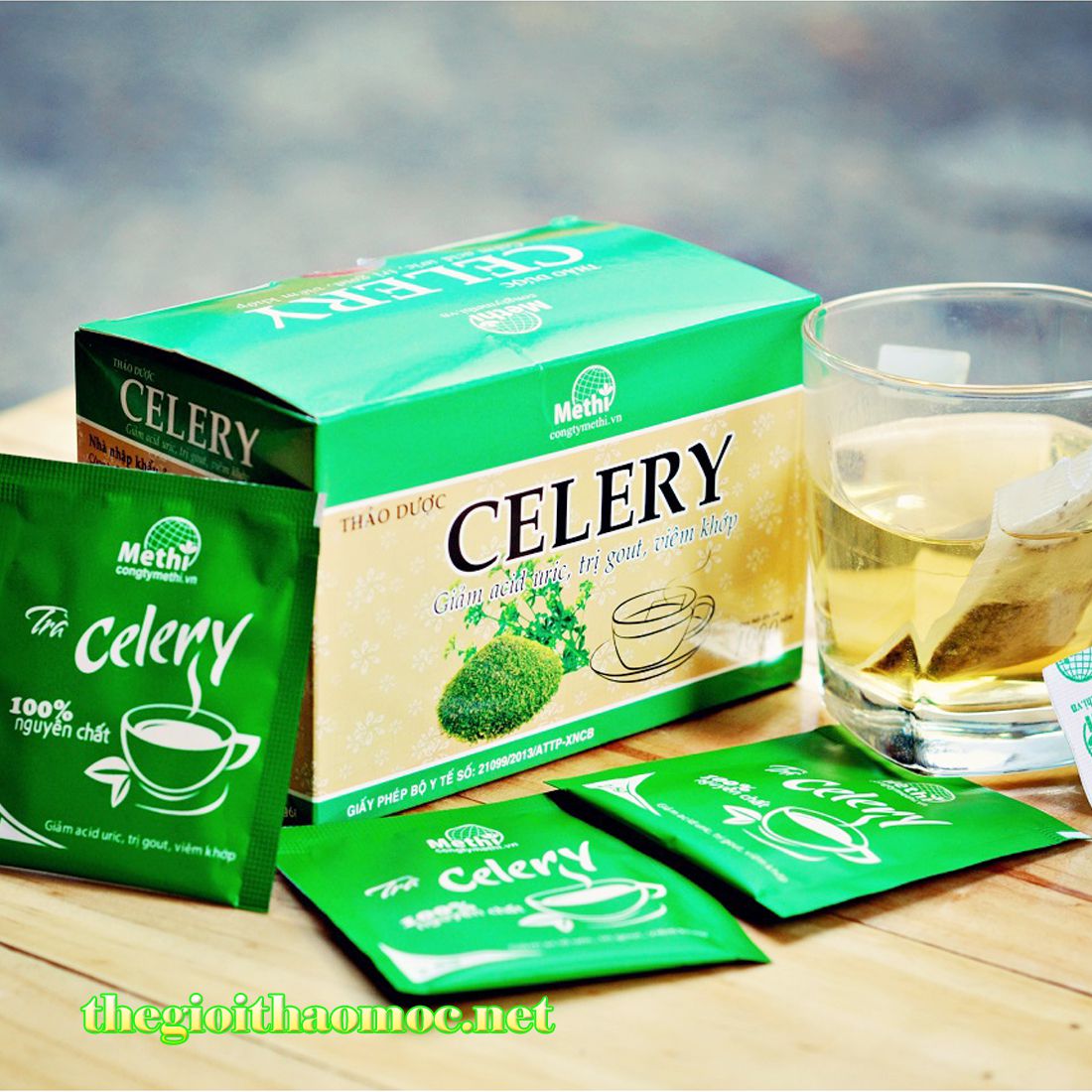 trà thảo dược celery