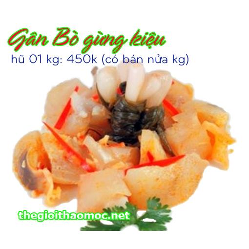 Gân bò gừng kiệu