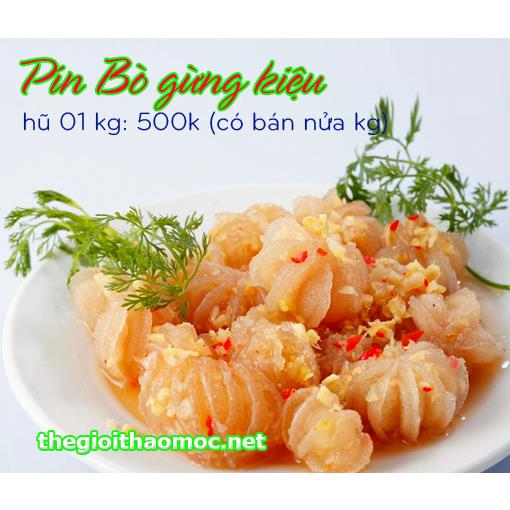 Pín bò gừng kiệu