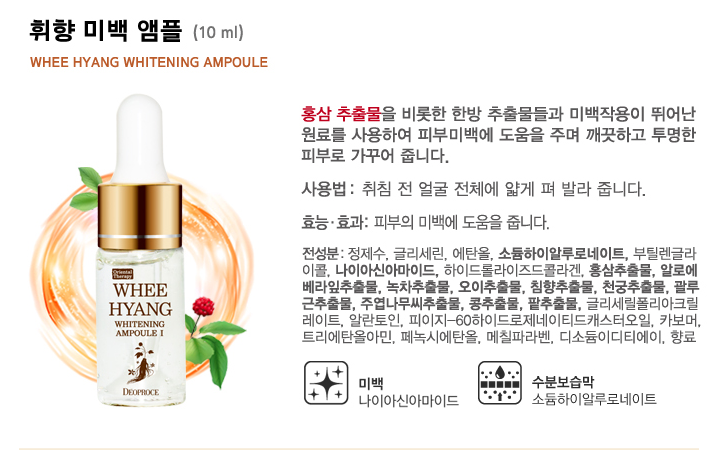 Bộ chăm sóc da chiết xuất từ nhân sâm - WHEE HYANG