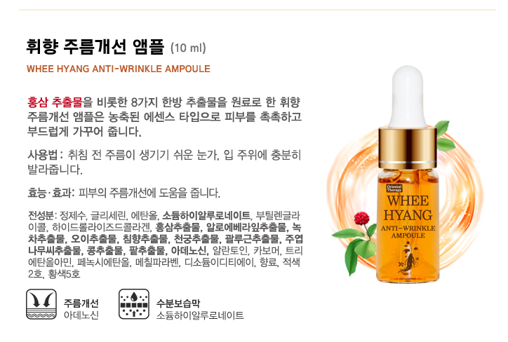 Bộ chăm sóc da chiết xuất từ nhân sâm - WHEE HYANG