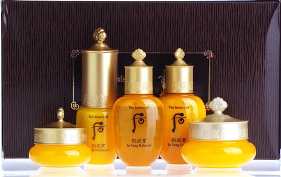 Bộ dưỡng da Whoo Vàng 5 món - Whoo In Yang 5 pieces