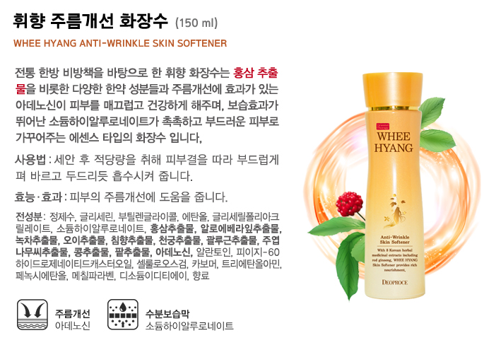 Bộ chăm sóc da chiết xuất từ nhân sâm - WHEE HYANG