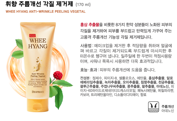 Bộ chăm sóc da chiết xuất từ nhân sâm - WHEE HYANG