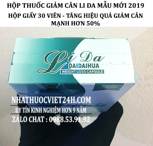 thuốc giảm cân lida hộp 30 viên