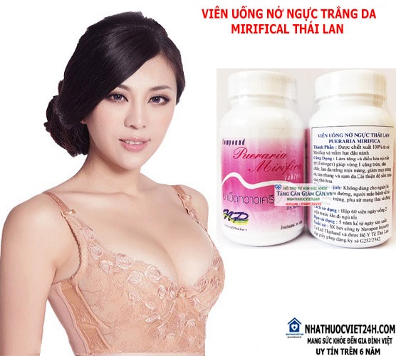 VIÊN UỐNG HỖ TRỢ NỞ NGỰC PUERARIA MIRIFICA THÁI LAN