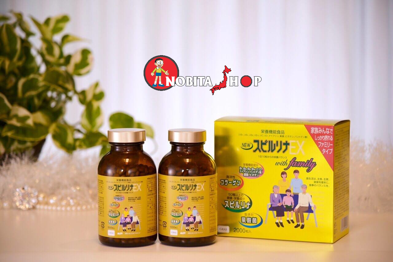 Tảo Vàng EX Nhật Bản - 2000 viên ( mẫu mới)