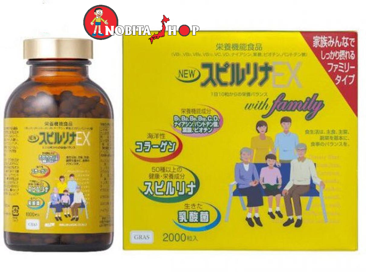 Tảo Vàng EX Nhật Bản - 2000 viên ( mẫu mới)