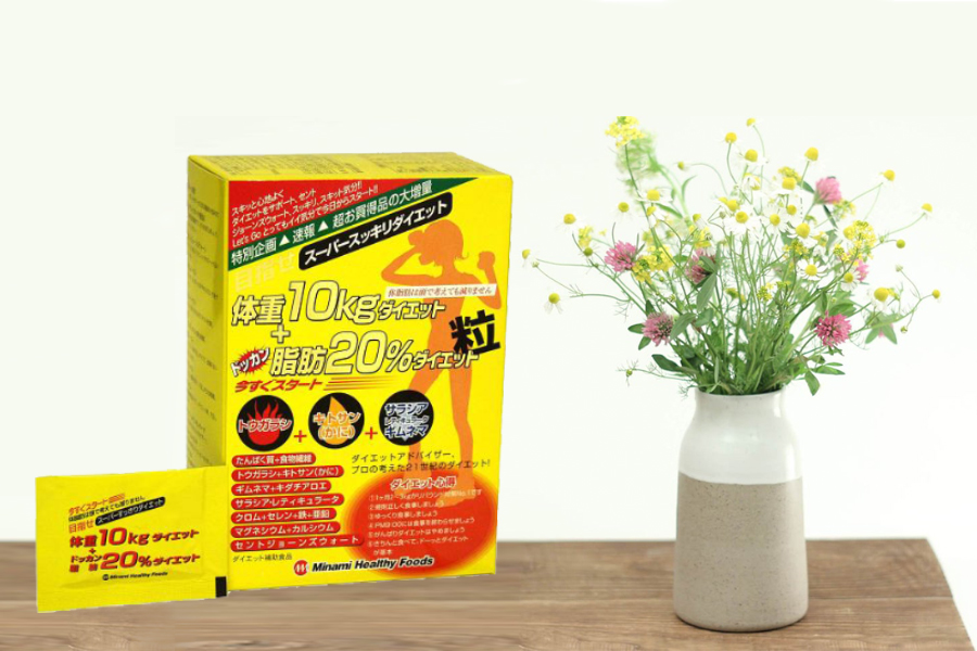 VIÊN UỐNG GIẢM CÂN 10KG – 20% MỠ MINAMI HEALTHY FOODS NHẬT BẢN 75 gói