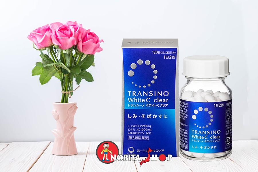 Viên Uống Trắng Da Transino White Clear 120 viên (Mẫu mới 2018)