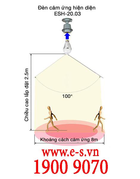 Đèn cảm ứng hồng ngoại ES