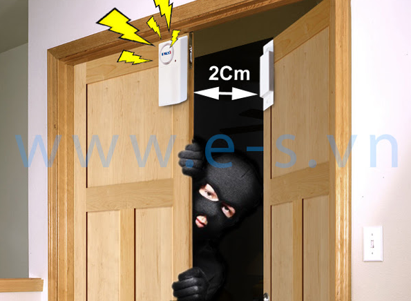 Cảm biến cửa từ báo động khi có người lạ mở cửa đột nhập vào nhà