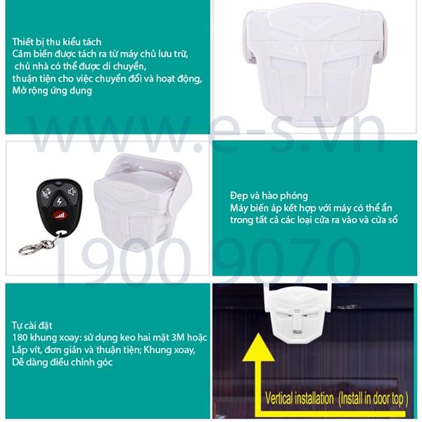 Chuông báo khách kiêm chống trộm ES-07S