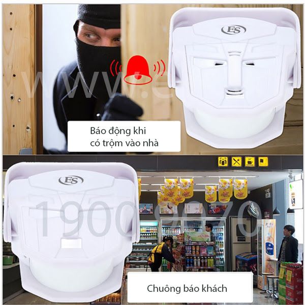 Mẫu chuông báo khách ES-12R dành cho cửa hàng