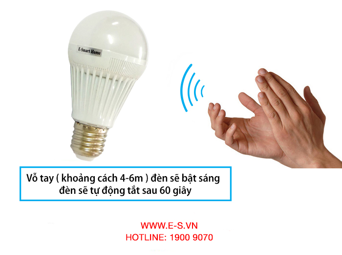 Đèn led cảm ứng âm thanh ES-19.02