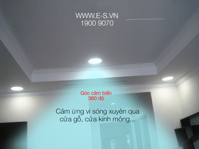 Đèn trần Led cảm ứng vi sóng ES-22