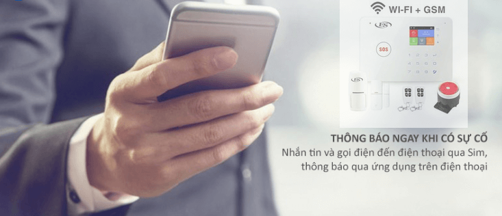 Hệ thống báo trộm qua điện thoại ES ngôn ngữ tiếng Việt dễ dàng cài đặt và sử dụng