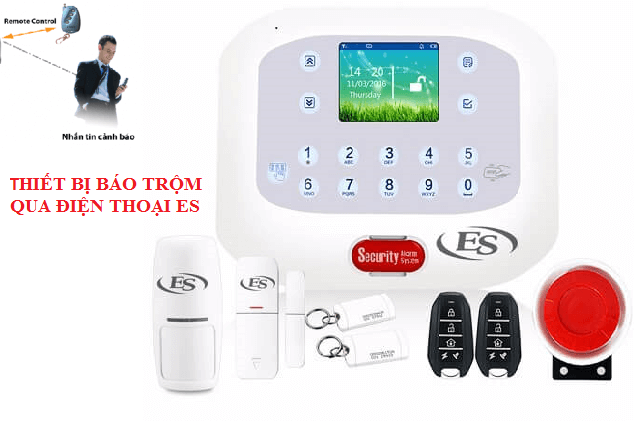 Bộ thiết bị báo trộm qua điện thoại ES-K6 chính hãng
