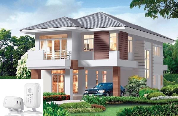 Chuông cửa không dây hồng ngoại báo khách kiêm báo trộm ES-20R